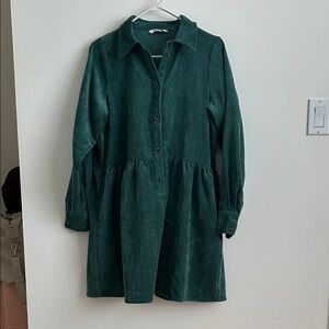 Smash + Tess Corduroy Dress Green